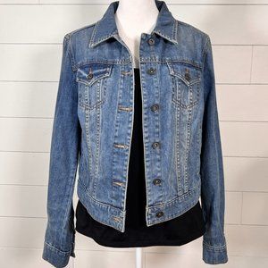 JCP Stonewash Denim Jacket Size M